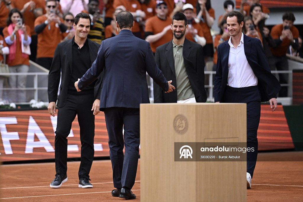 Rafael Nadal honored with tribute ceremony on Day 1 of French Open in Paris