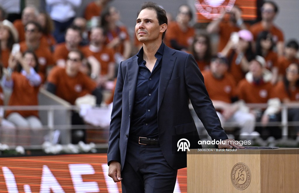Rafael Nadal honored with tribute ceremony on Day 1 of French Open in Paris