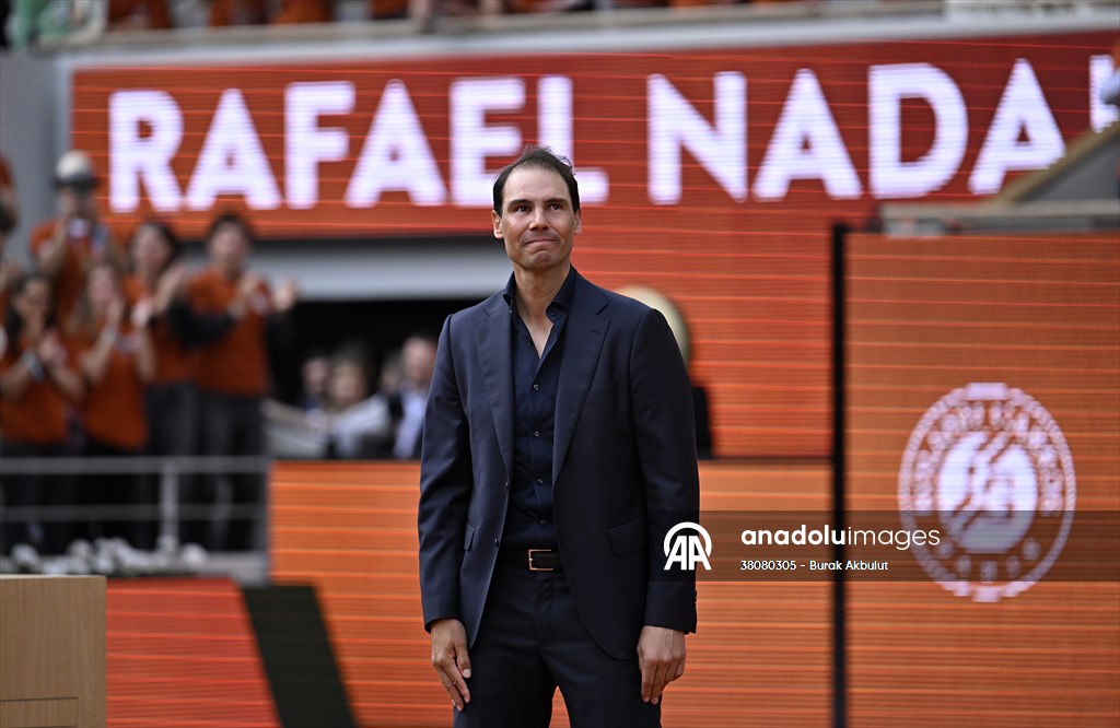 Rafael Nadal honored with tribute ceremony on Day 1 of French Open in Paris
