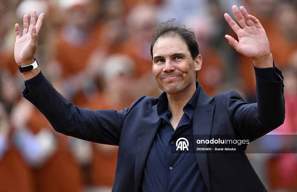 Rafael Nadal honored with tribute ceremony on Day 1 of French Open in Paris
