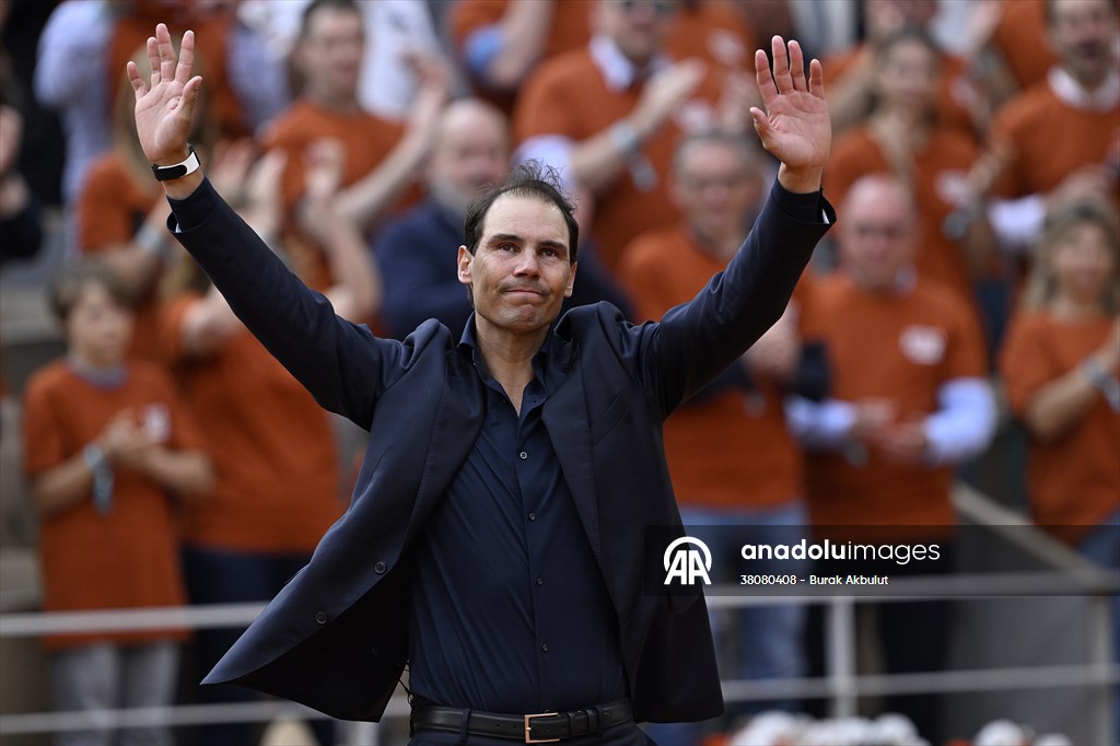 Rafael Nadal honored with tribute ceremony on Day 1 of French Open in Paris