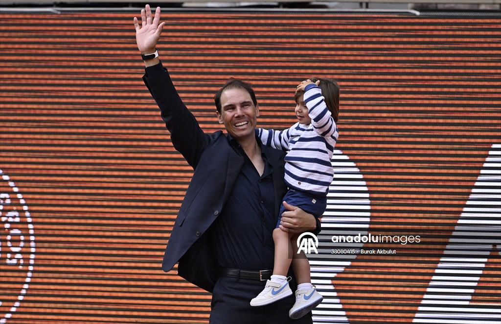 Rafael Nadal honored with tribute ceremony on Day 1 of French Open in Paris