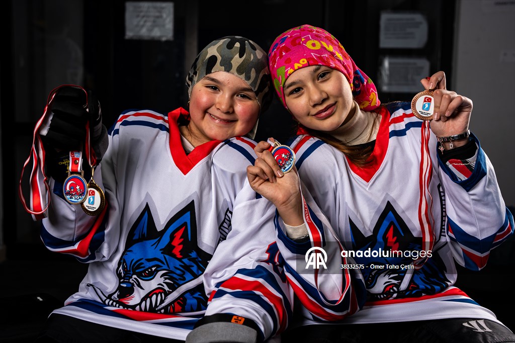 Buz hokeyinin şampiyon çocuklarının hedefi Avrupa kupası