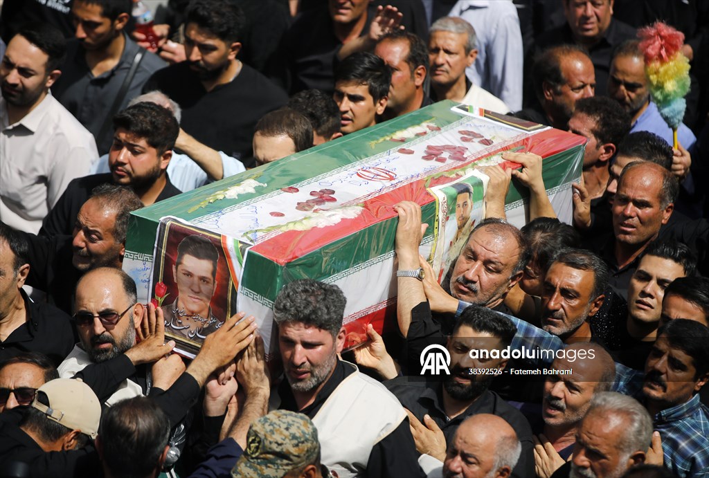 Funeral for Revolutionary Guard killed in Israeli attack on Iran