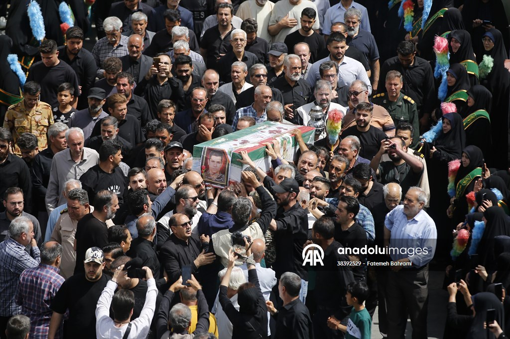 Funeral for Revolutionary Guard killed in Israeli attack on Iran