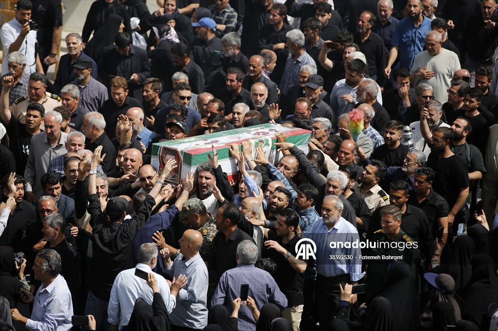 Funeral for Revolutionary Guard killed in Israeli attack on Iran