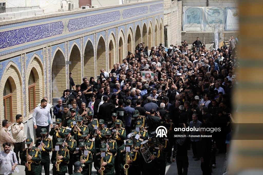 Funeral for Revolutionary Guard killed in Israeli attack on Iran