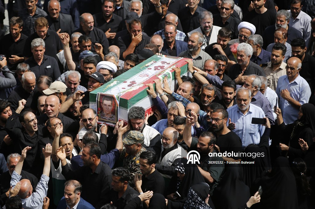 Funeral for Revolutionary Guard killed in Israeli attack on Iran