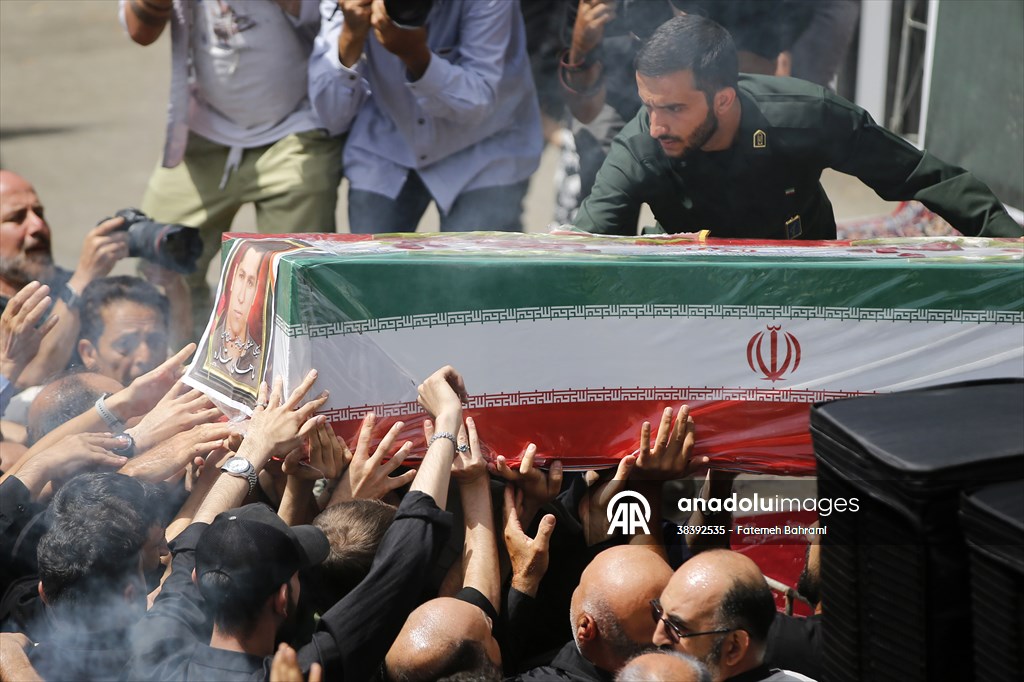 Funeral for Revolutionary Guard killed in Israeli attack on Iran