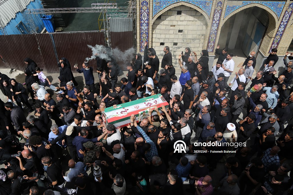 Funeral for Revolutionary Guard killed in Israeli attack on Iran