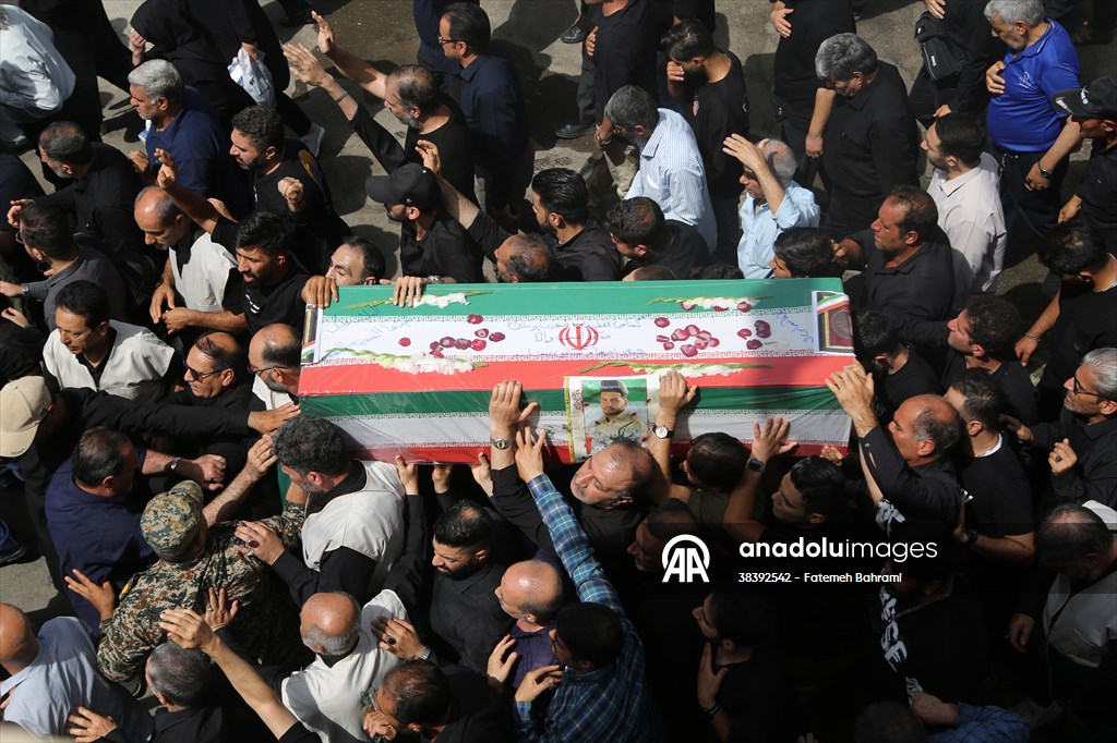Funeral for Revolutionary Guard killed in Israeli attack on Iran