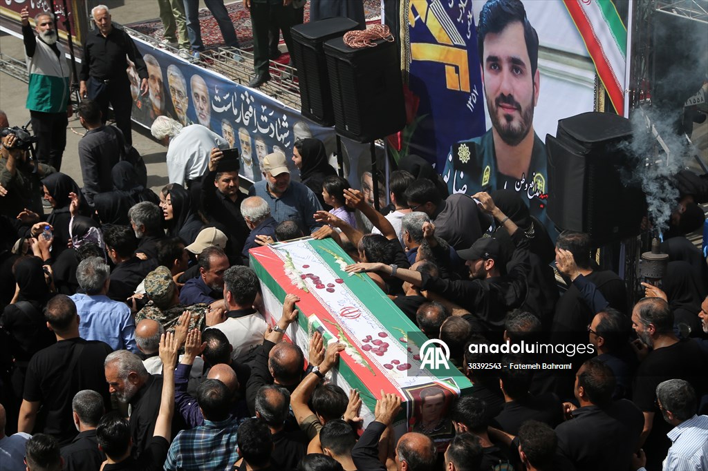 Funeral for Revolutionary Guard killed in Israeli attack on Iran