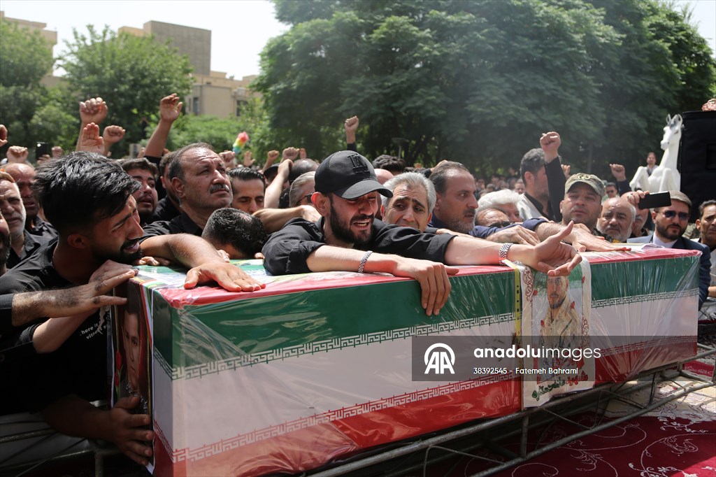 Funeral for Revolutionary Guard killed in Israeli attack on Iran