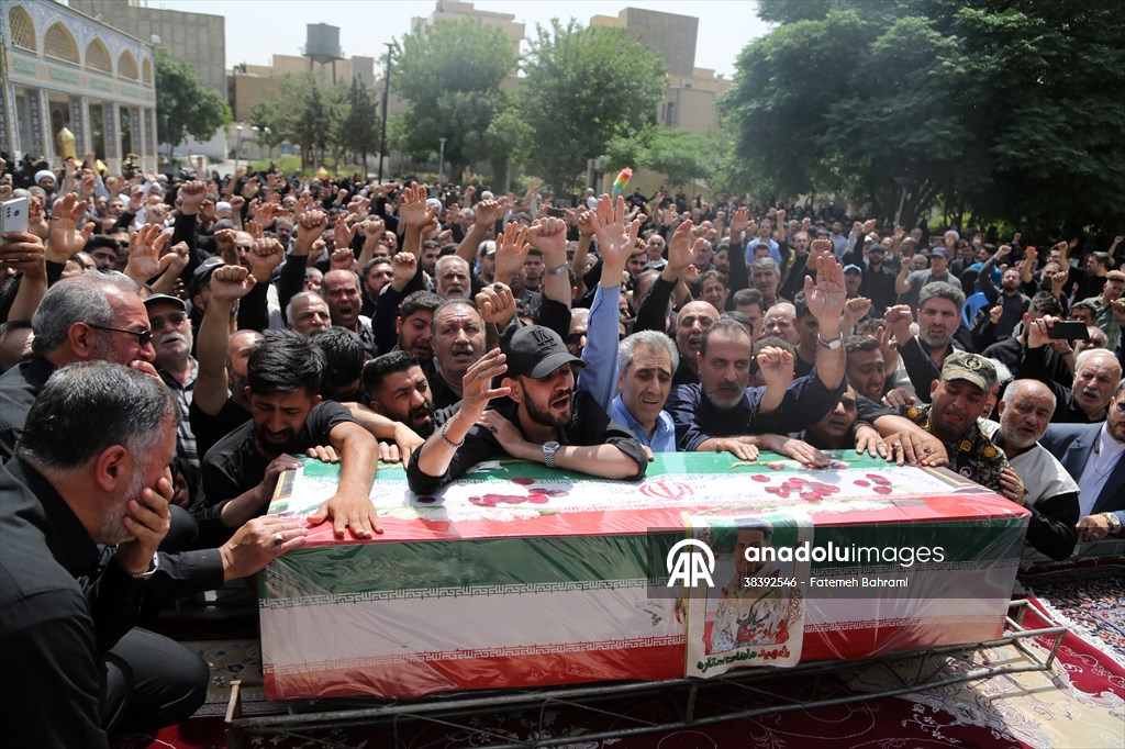 Funeral for Revolutionary Guard killed in Israeli attack on Iran