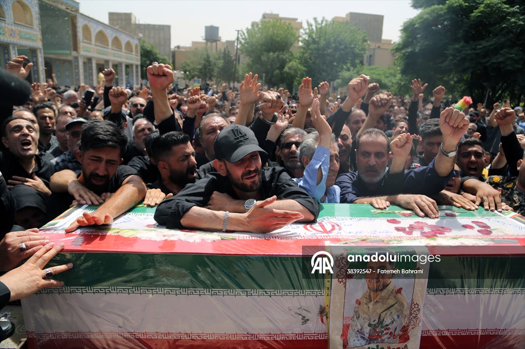 Funeral for Revolutionary Guard killed in Israeli attack on Iran