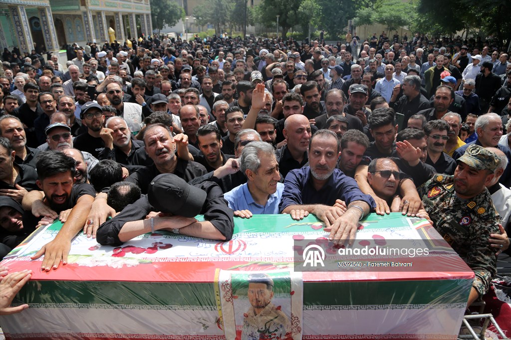 Funeral for Revolutionary Guard killed in Israeli attack on Iran
