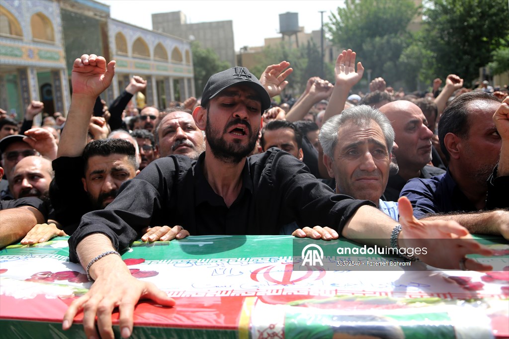 Funeral for Revolutionary Guard killed in Israeli attack on Iran