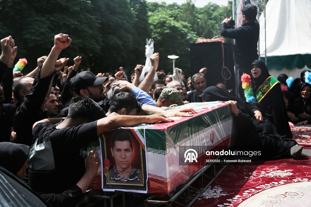 Funeral for Revolutionary Guard killed in Israeli attack on Iran