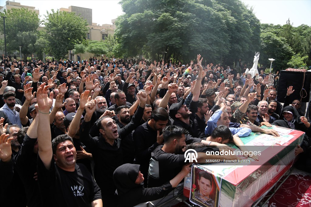 Funeral for Revolutionary Guard killed in Israeli attack on Iran
