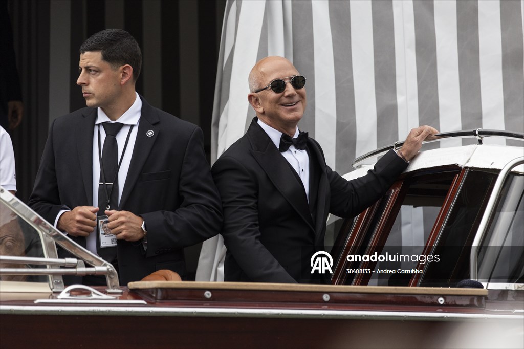 Billionaire entrepreneur Jeff Bezos' wedding in Venice