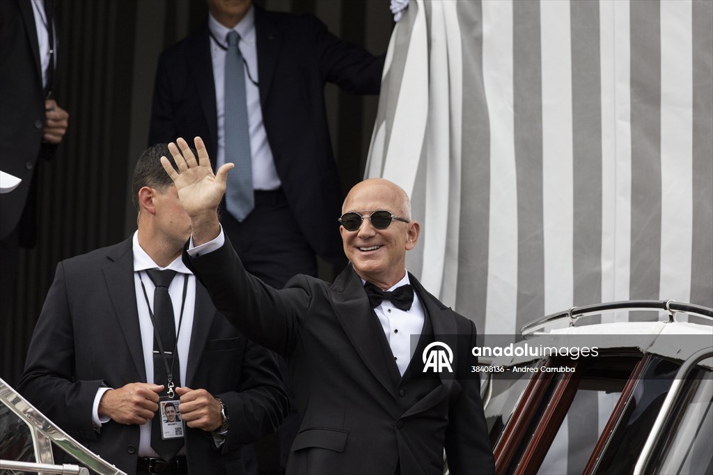 Billionaire entrepreneur Jeff Bezos' wedding in Venice