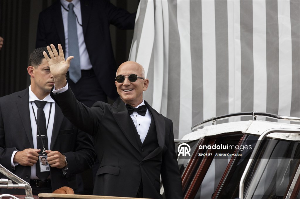 Billionaire entrepreneur Jeff Bezos' wedding in Venice