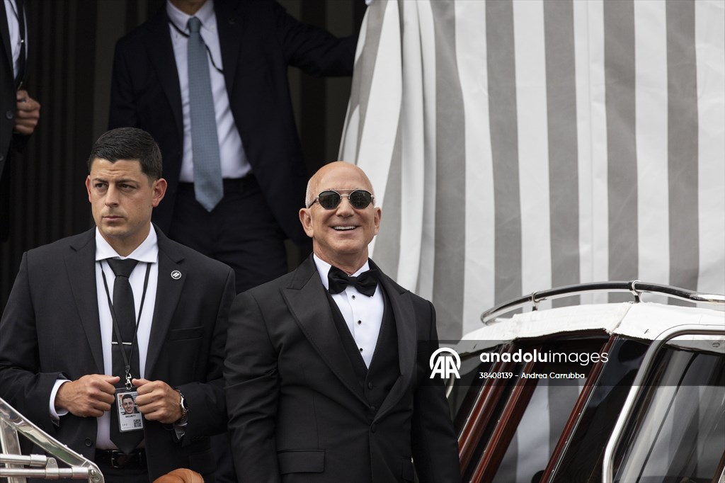 Billionaire entrepreneur Jeff Bezos' wedding in Venice