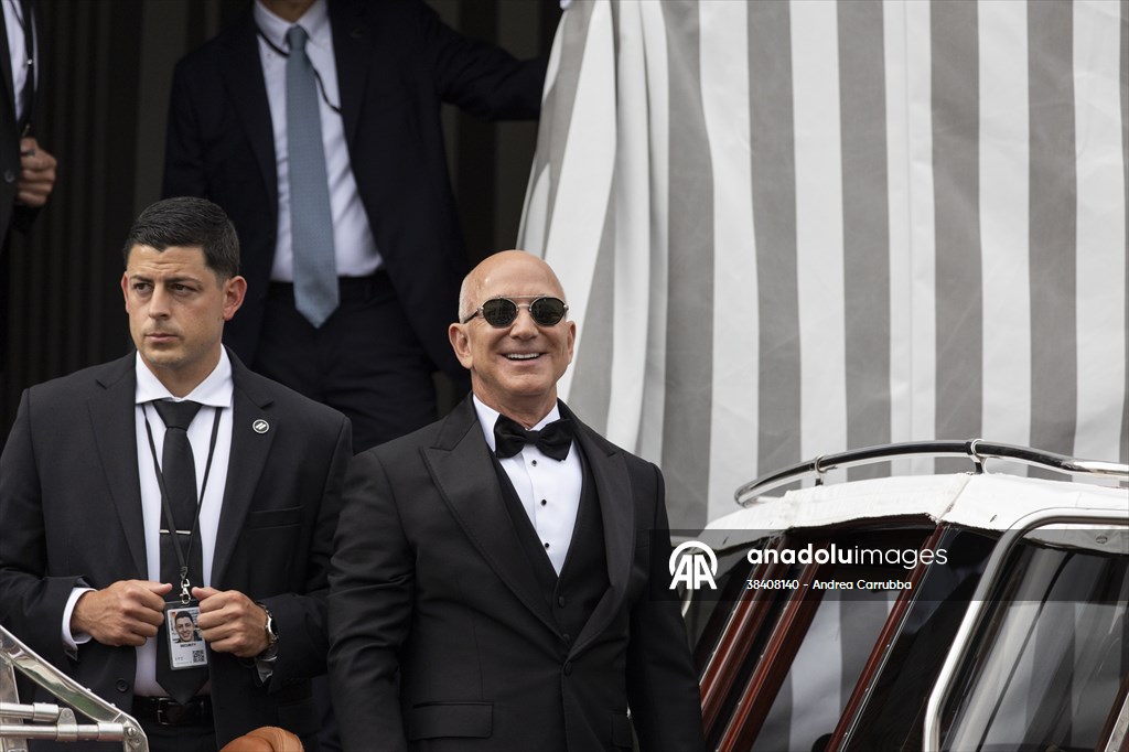 Billionaire entrepreneur Jeff Bezos' wedding in Venice