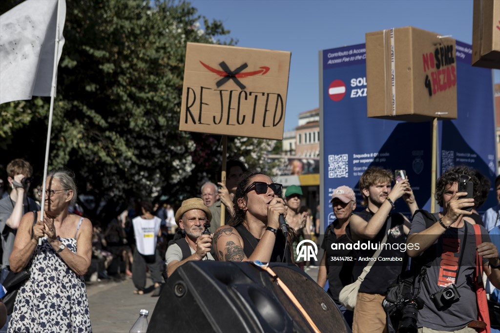 Venice activists call for ‘No Bezos, No War’ march to protest billionaire’s wedding