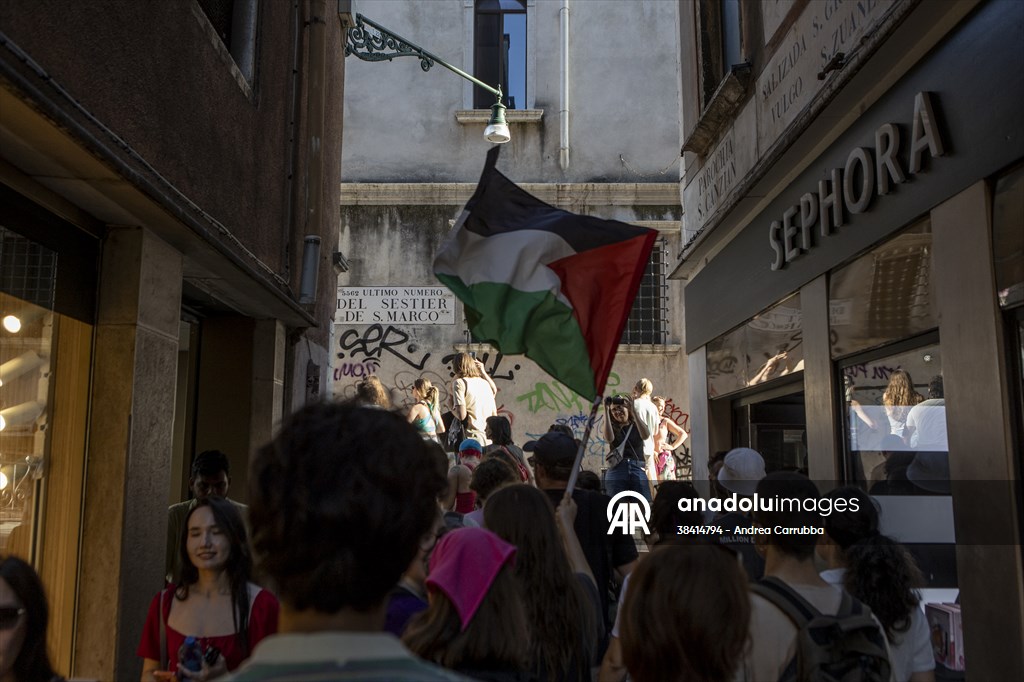 Venice activists call for ‘No Bezos, No War’ march to protest billionaire’s wedding