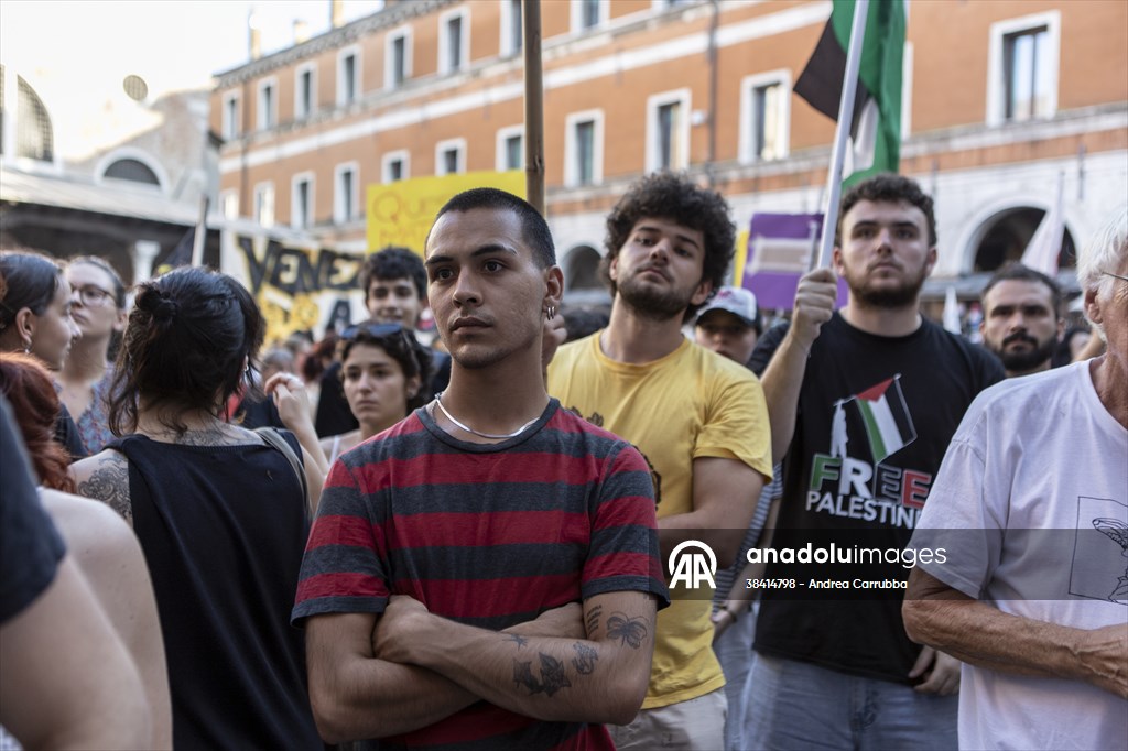 Venice activists call for ‘No Bezos, No War’ march to protest billionaire’s wedding