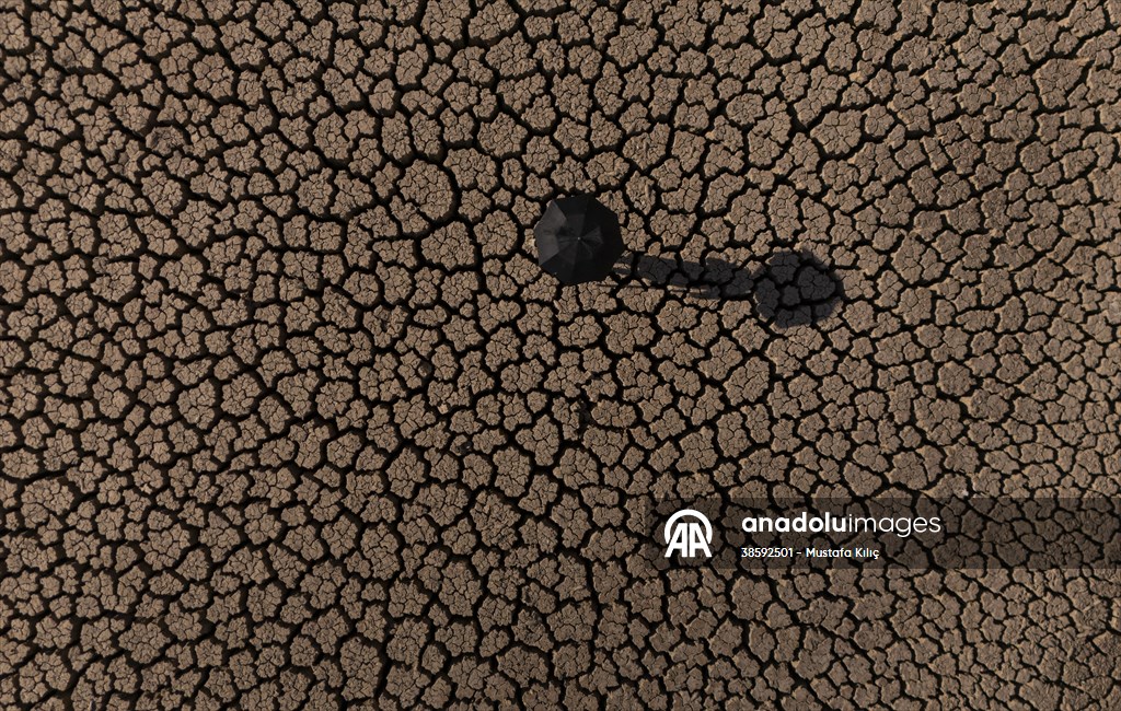 Mazıdağı’nda bulunan gölet kurudu