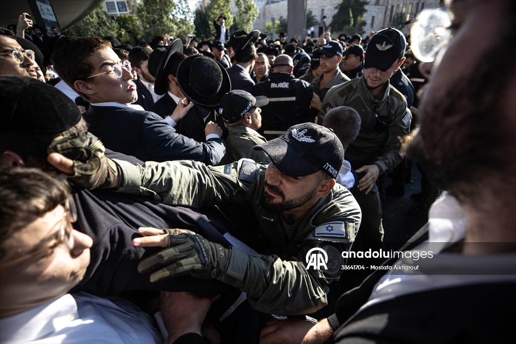 Israel arrests 3 ultra-Orthodox men for dodging military draft in first-ever police action