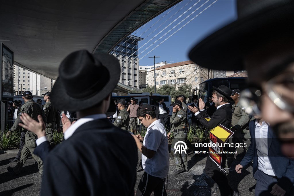 Israel arrests 3 ultra-Orthodox men for dodging military draft in first-ever police action