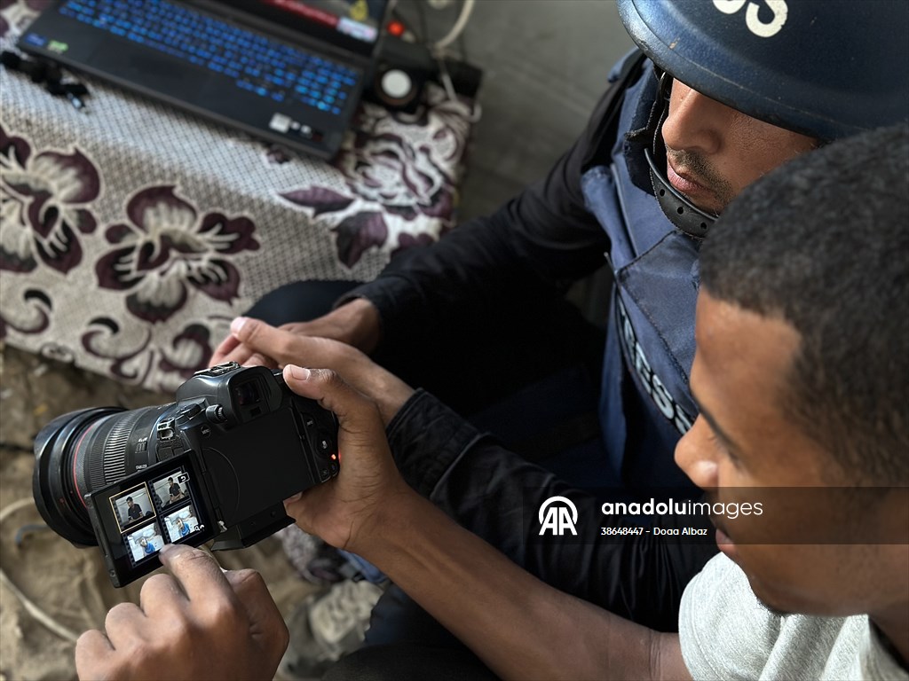 Gazze’de açlıkla mücadele eden AA serbest habercileri insani krizi aktarmayı sürdürüyor