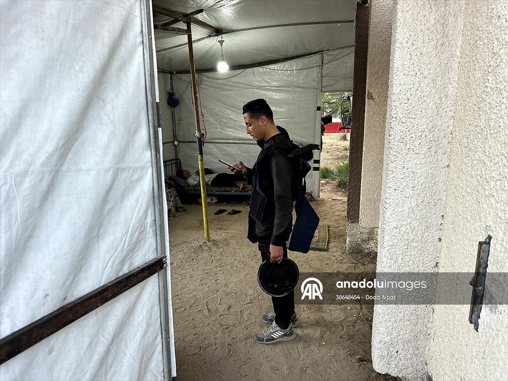 Gazze’de açlıkla mücadele eden AA serbest habercileri insani krizi aktarmayı sürdürüyor