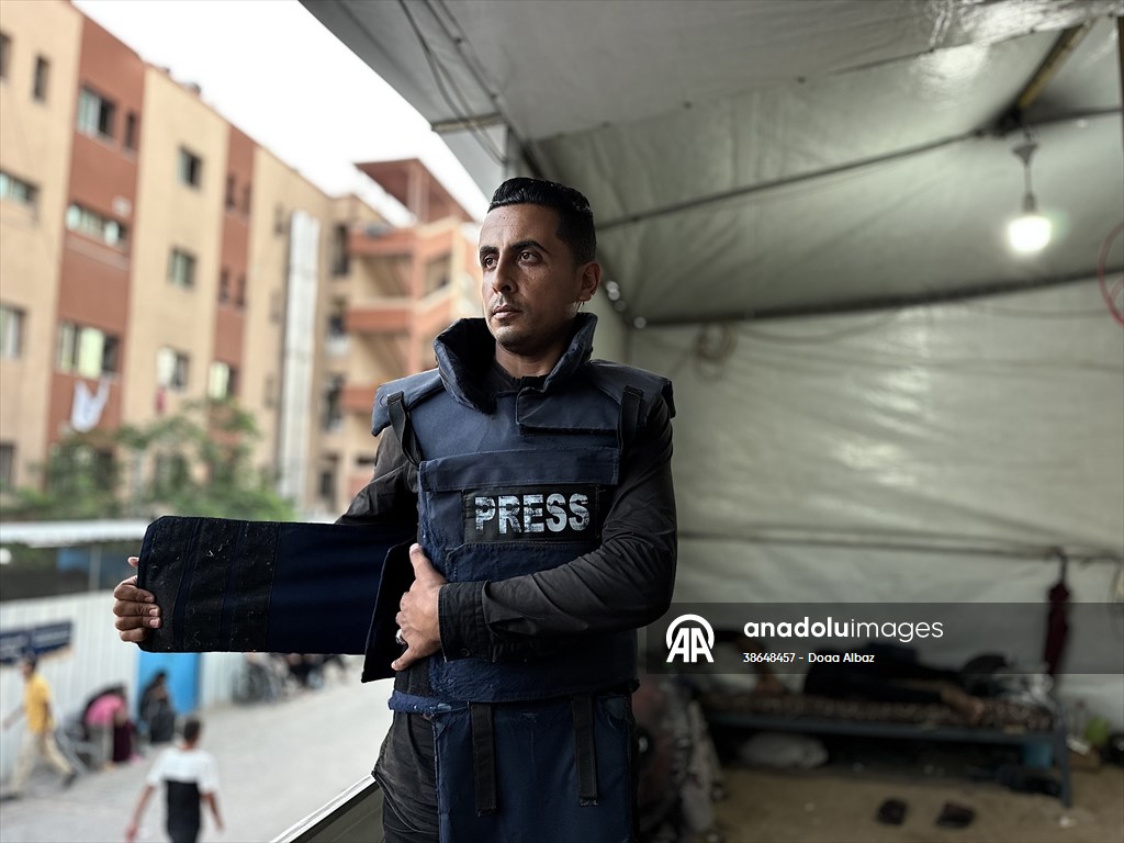 Gazze’de açlıkla mücadele eden AA serbest habercileri insani krizi aktarmayı sürdürüyor