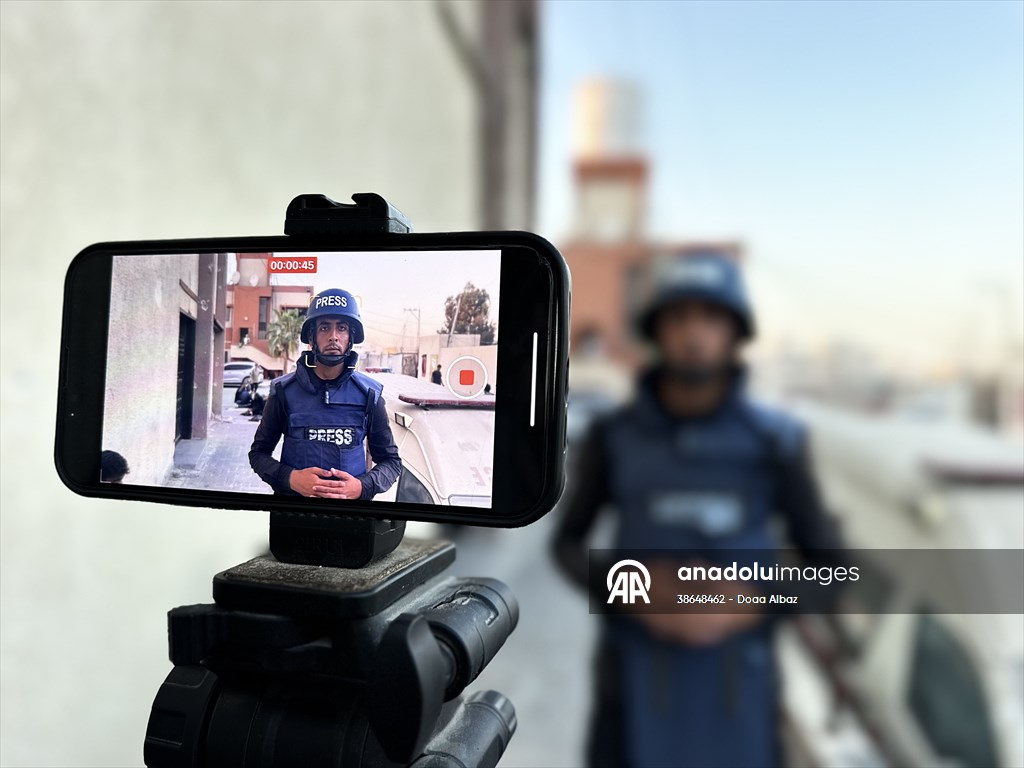 Gazze’de açlıkla mücadele eden AA serbest habercileri insani krizi aktarmayı sürdürüyor