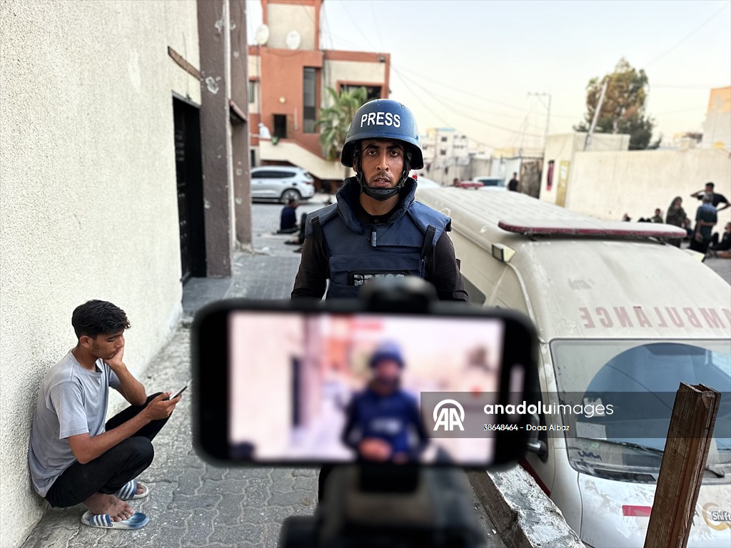 Gazze’de açlıkla mücadele eden AA serbest habercileri insani krizi aktarmayı sürdürüyor