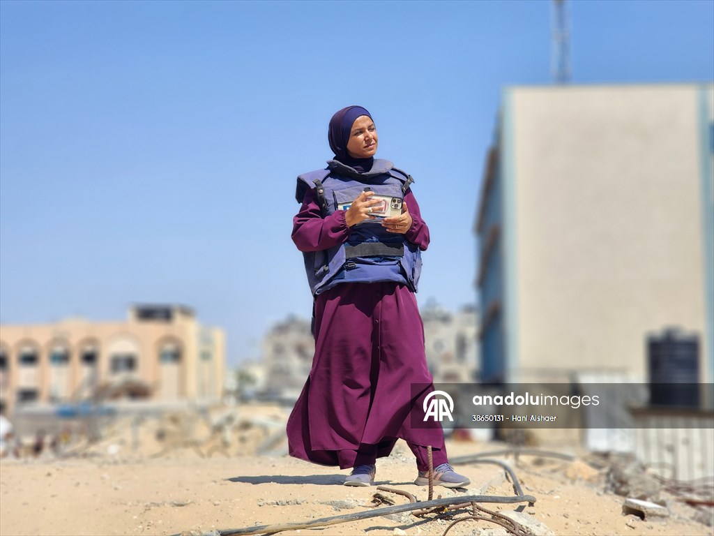Gazze’de açlıkla mücadele eden AA serbest habercileri insani krizi aktarmayı sürdürüyor