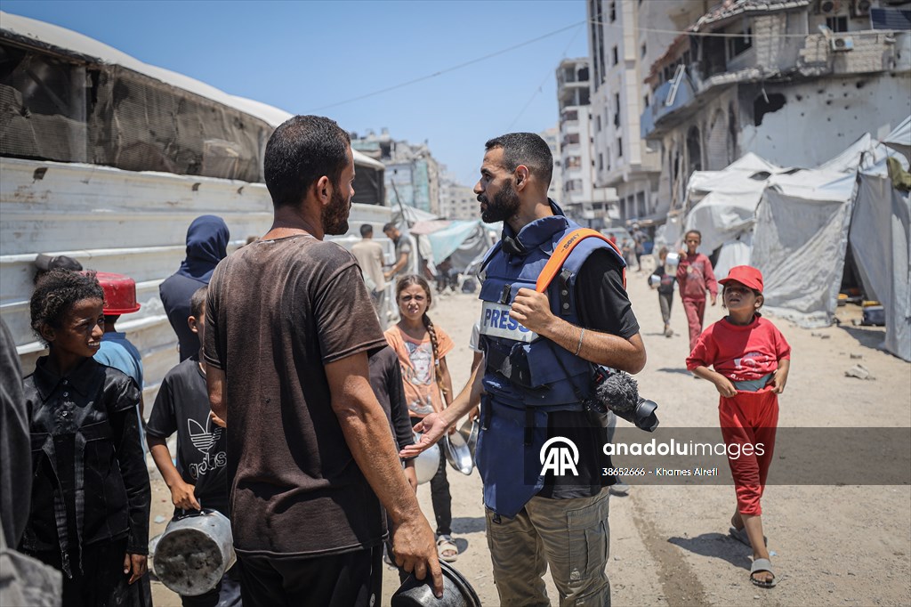 Journalists document daily struggles amid Gaza humanitarian crisis due to Israeli attacks