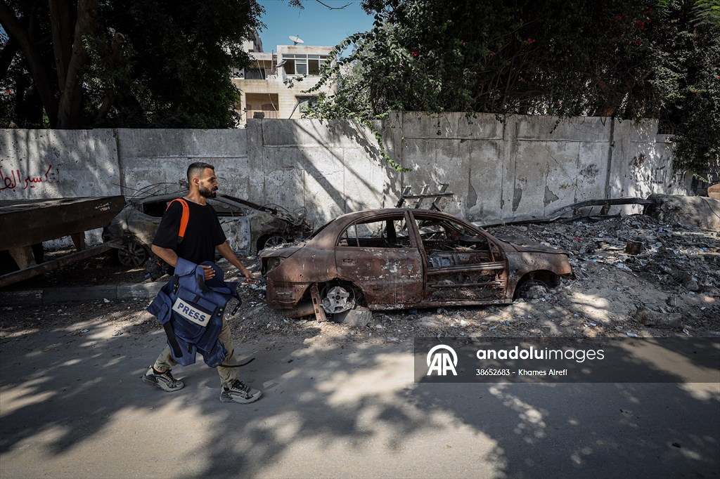 Journalists document daily struggles amid Gaza humanitarian crisis due to Israeli attacks