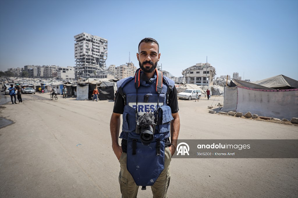 Gazze’de açlıkla mücadele eden AA serbest habercileri insani krizi aktarmayı sürdürüyor