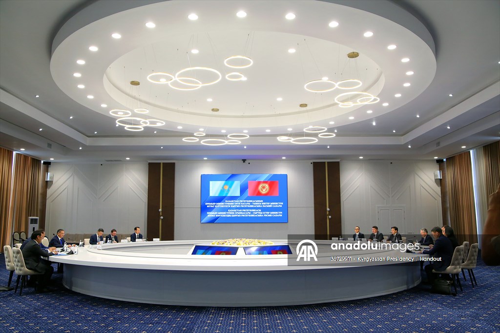 Jeenbek Kulubayev - Murat Nurtileu meeting in Kyrgyzstan