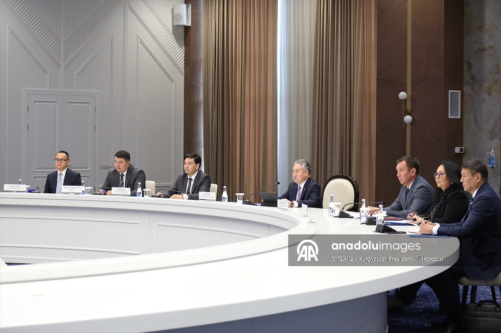 Jeenbek Kulubayev - Murat Nurtileu meeting in Kyrgyzstan