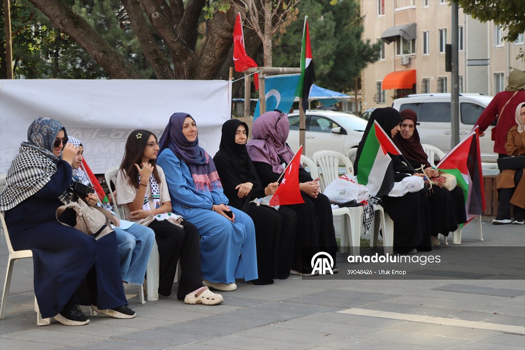 Kırklareli'nde Küresel Sumud Filosu'na destek