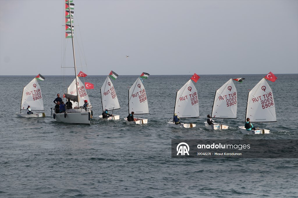 Tekirdağ'da Küresel Sumud Filosu'na destek