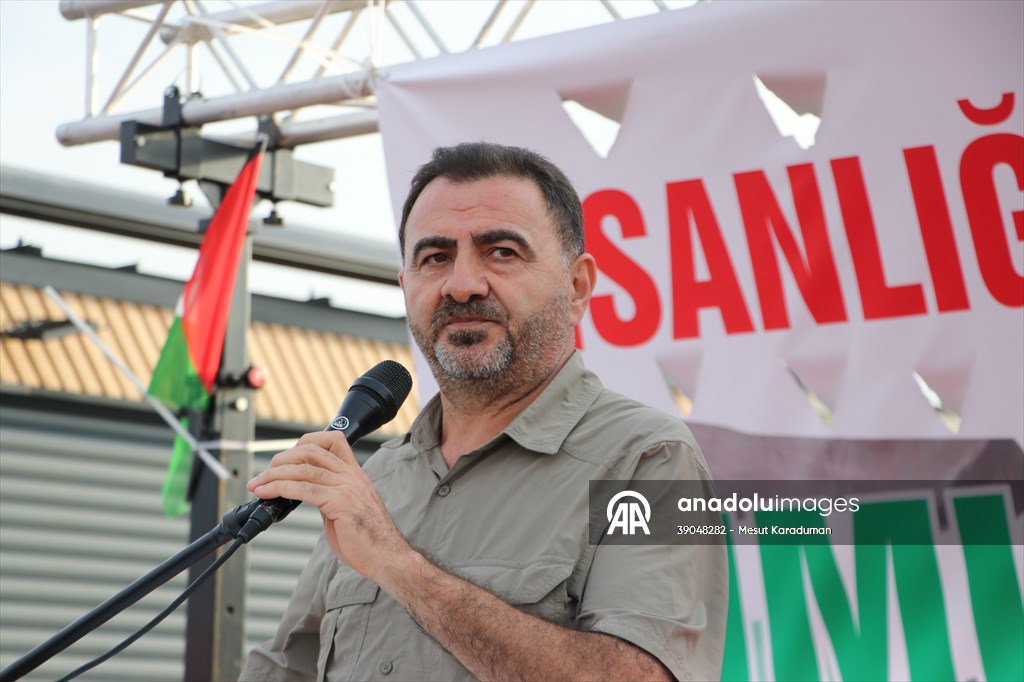 Tekirdağ'da Küresel Sumud Filosu'na destek