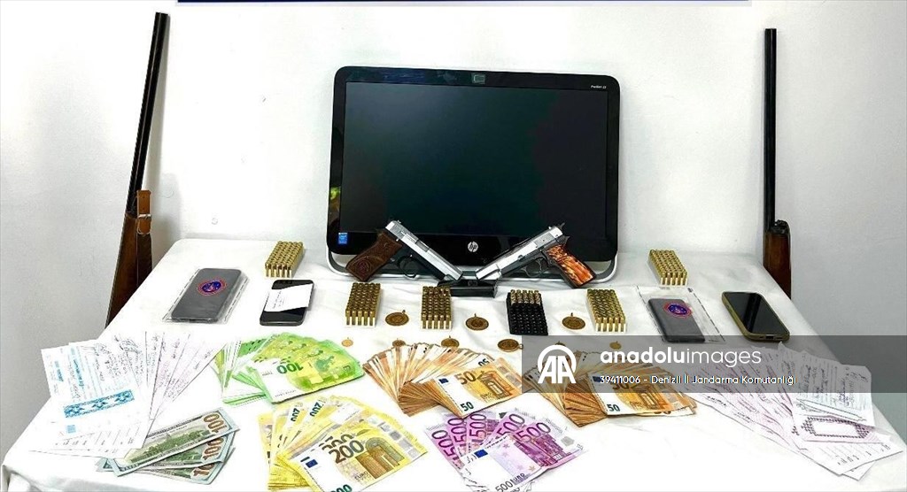 Denizli'de tefecilik operasyonunda 3 şüpheli tutuklandı