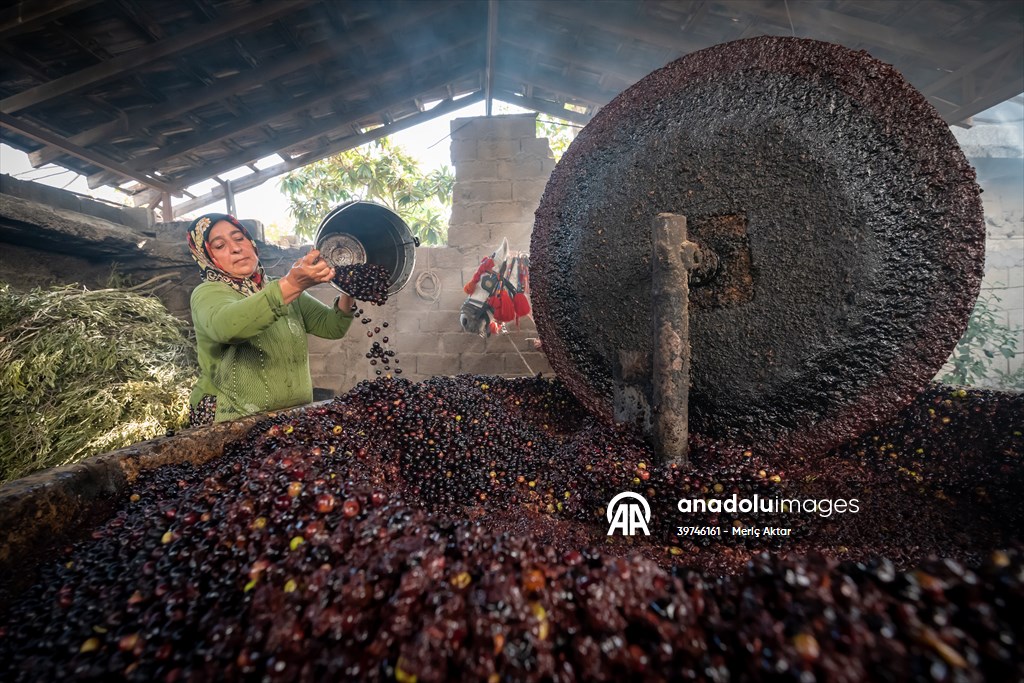 Hatay’da geleneksel “su seyti” yöntemiyle üretim devam ediyor